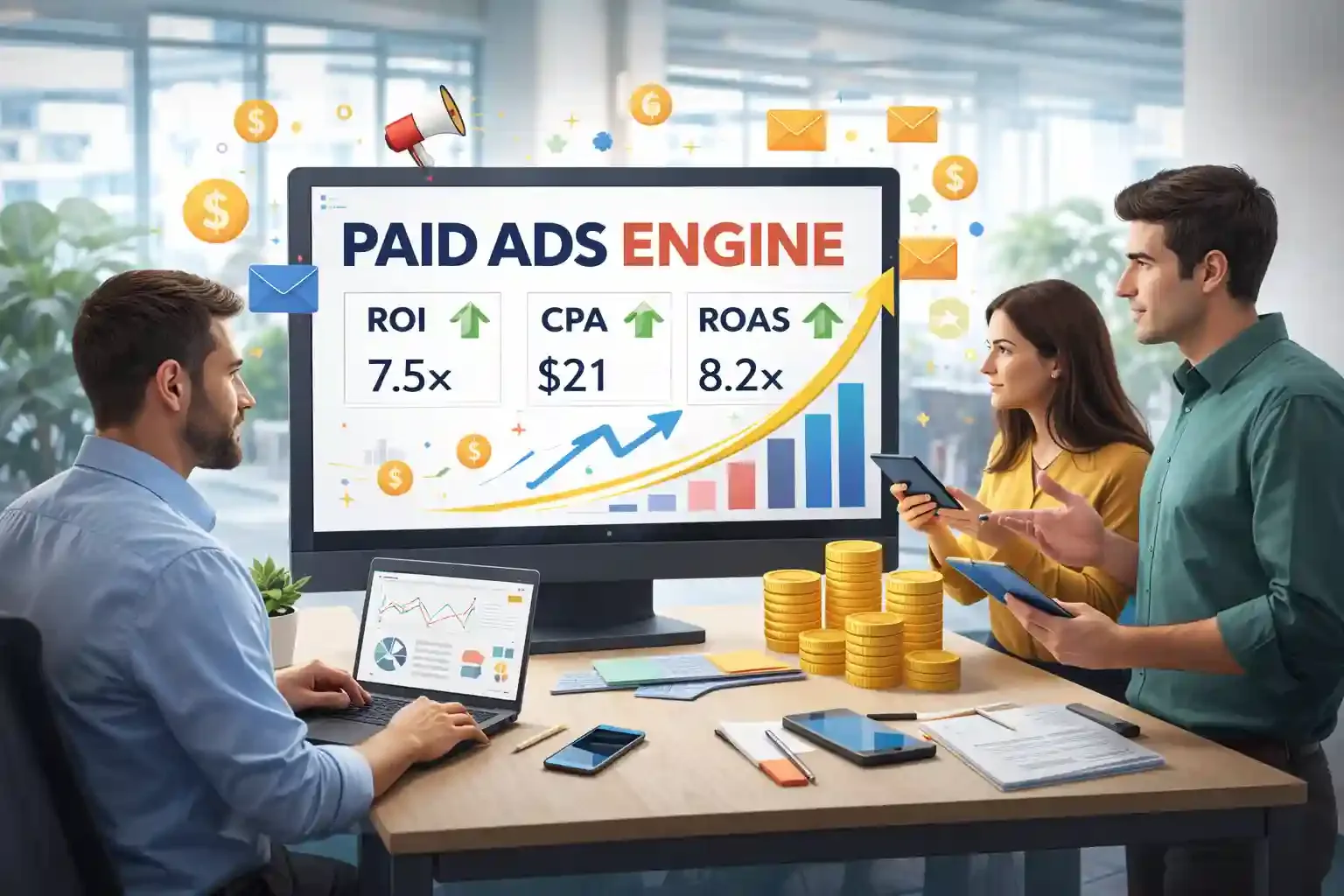 Paid ads engine