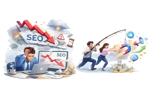 Frustrated business owner over SEO failures