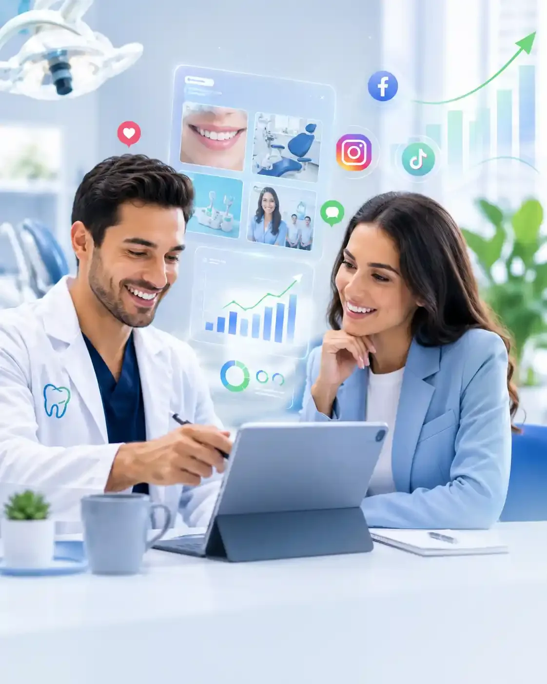 Dental social media marketing agency strategy session